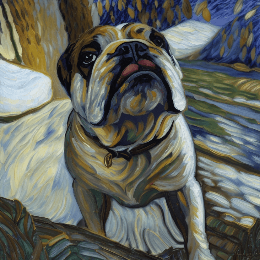 Oil Painting pet portrait