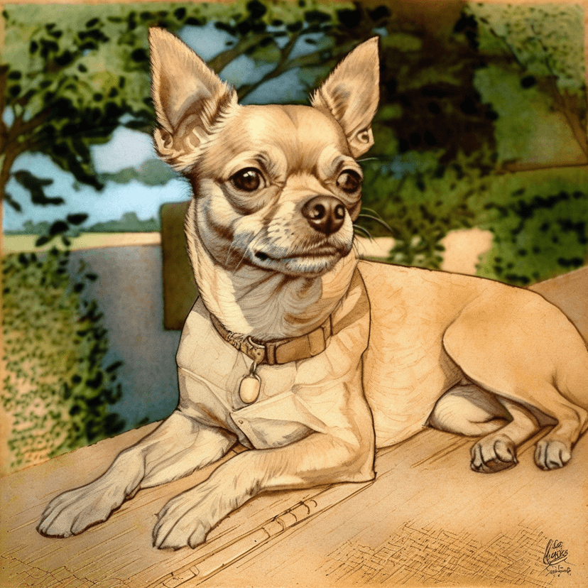 Pencil Sketch pet portrait