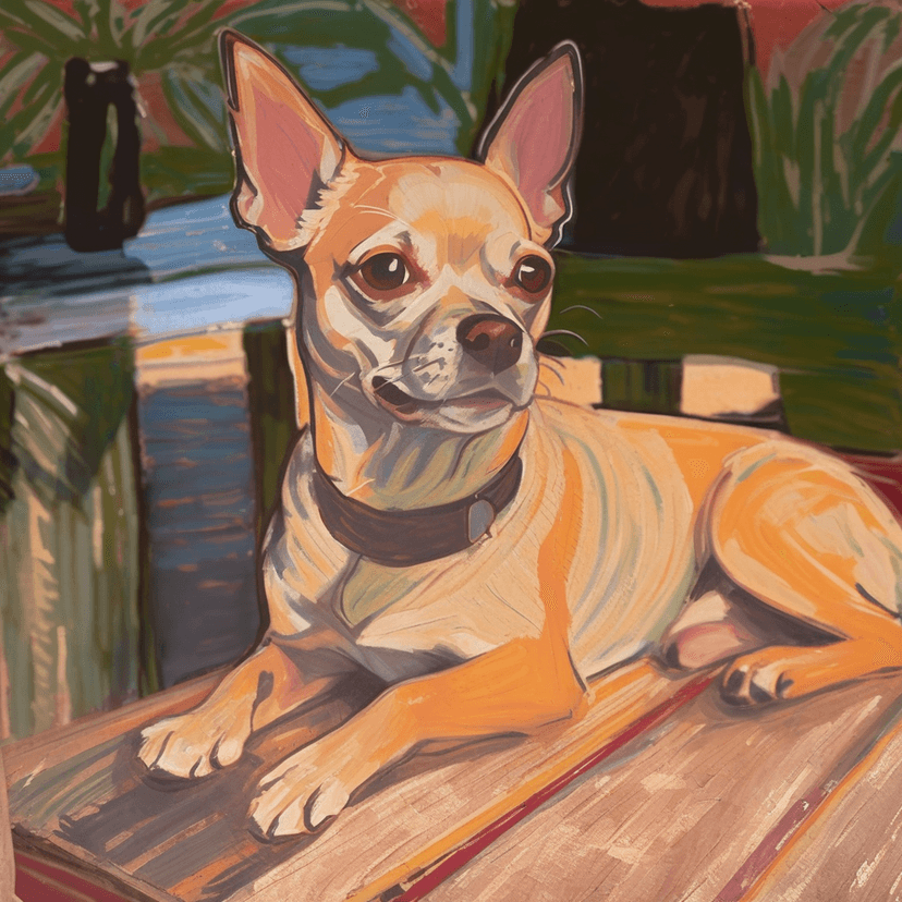 Pop Art pet portrait