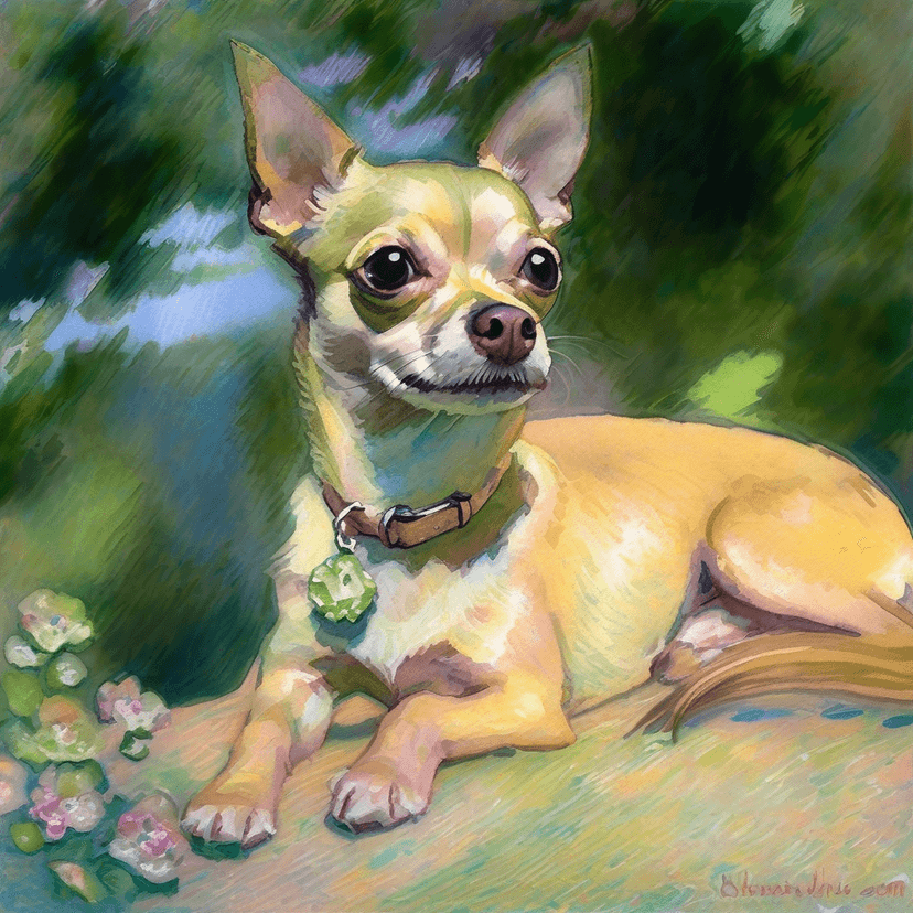Watercolor pet portrait